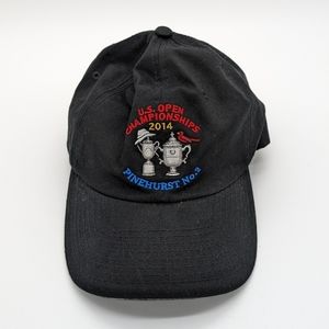 US Open Championships 2014 Pinehurst No. 2 USGA Golf Hat OSFA Black PGA